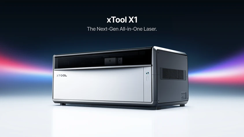 xTool apresenta plataforma laser híbrida X1 com módulos intercambiáveis