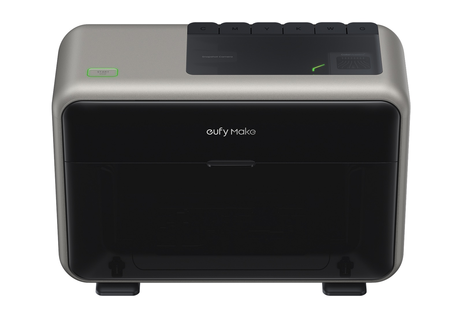 Der eufyMake E1 UV-Drucker: 330 x 420 mm Bett, 5 mm erhabene Textur und als einzige führende Maschine hier mit einem Jahr Auslieferung im Rücken